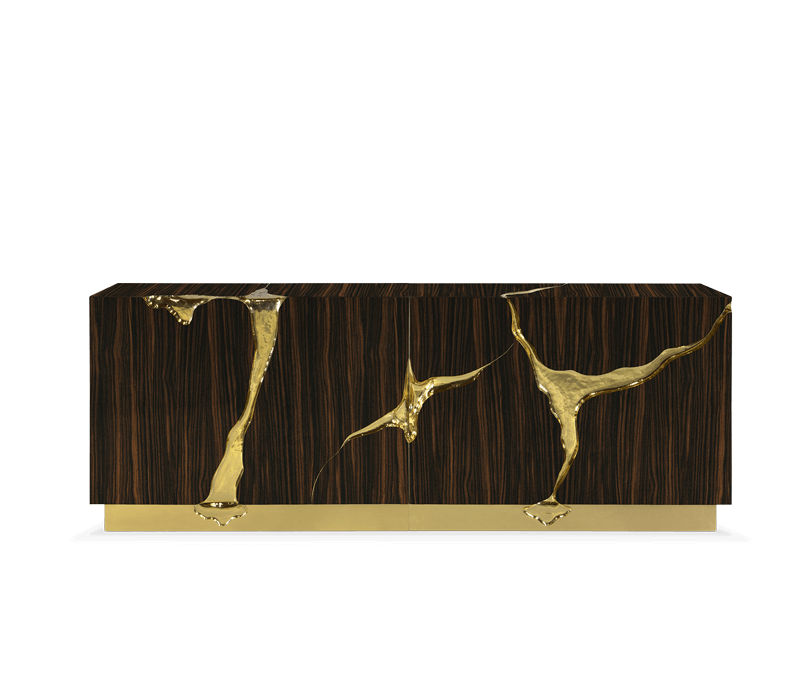Lapiaz Ebony Sideboard mobile image 1