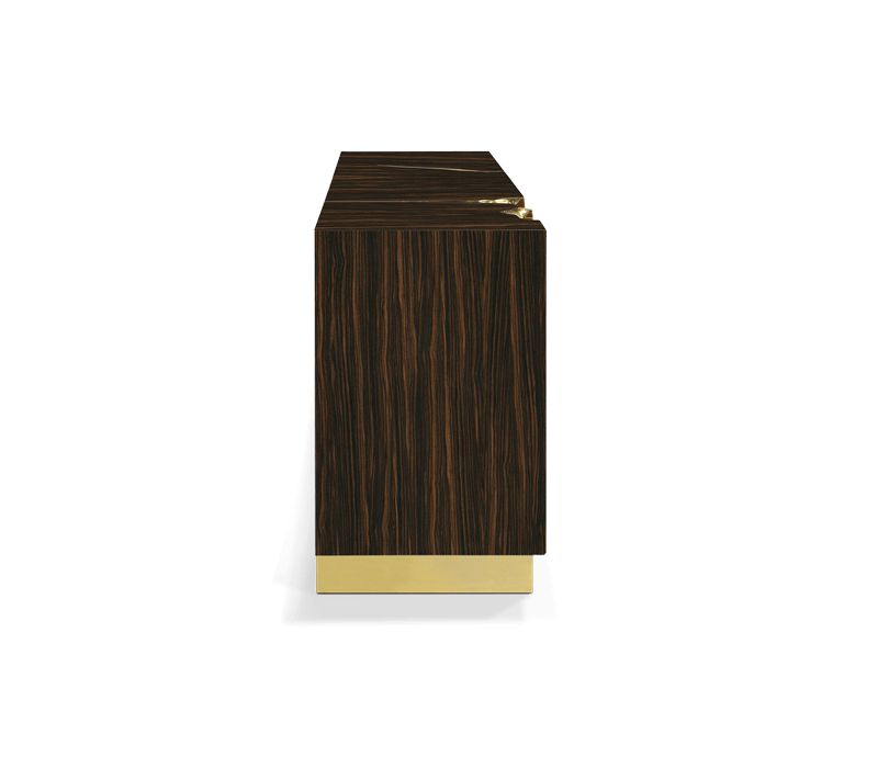 Lapiaz Ebony Sideboard mobile image 3