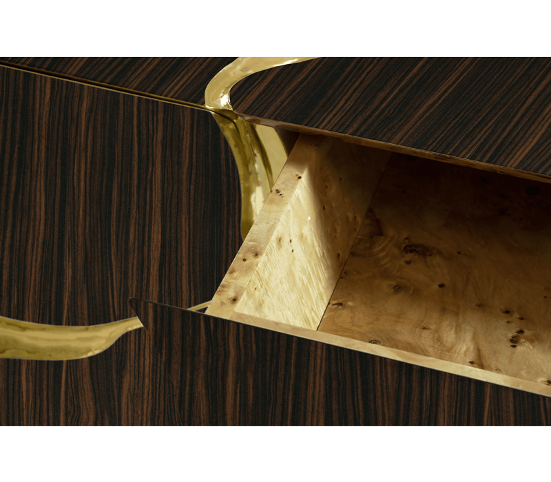 Lapiaz Ebony Sideboard mobile image 5