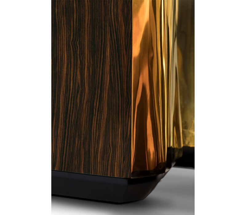 Lapiaz Oval Ebony Center Table mobile image 3