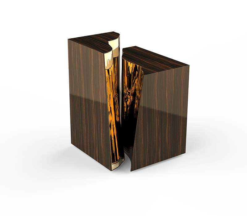 Lapiaz Ebony Side Table mobile image 1