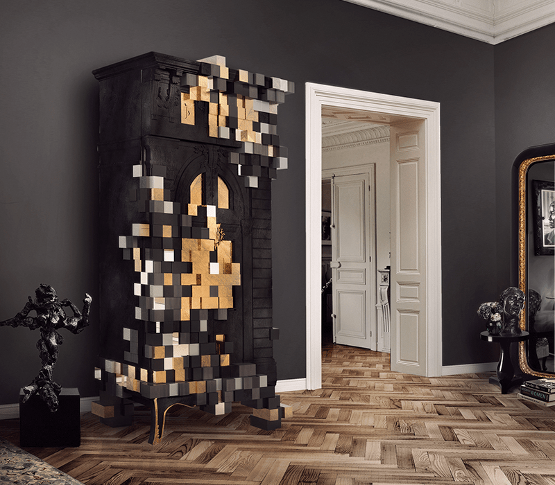 Piccadilly Black Cabinet mobile image 1