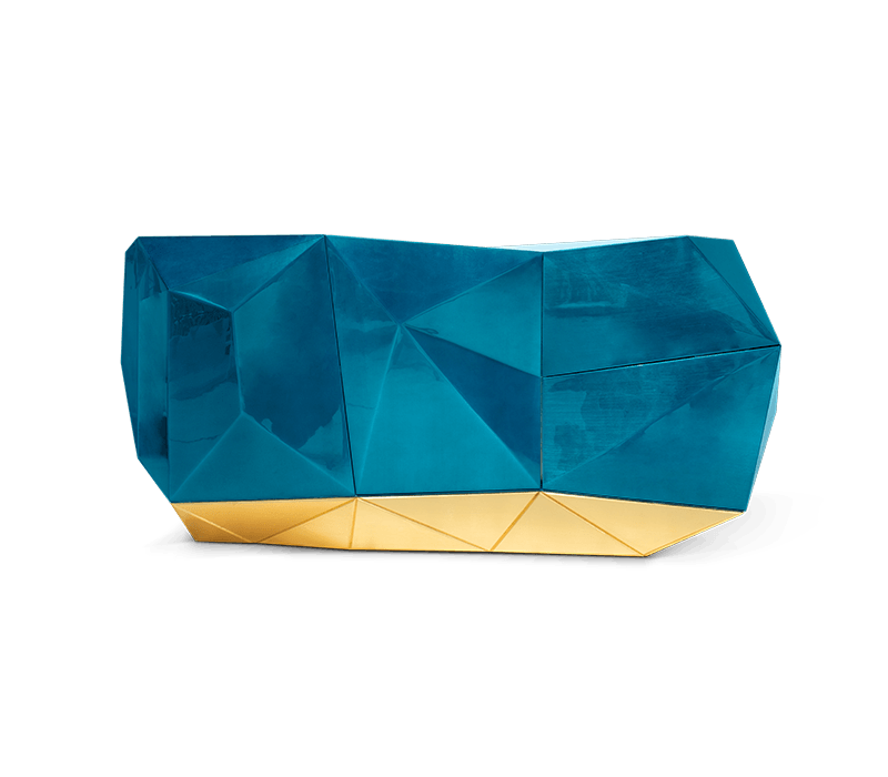 Diamond Blue Sideboard mobile image 1