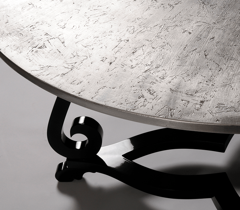 Flourish Silver Pedestal Table mobile image 2