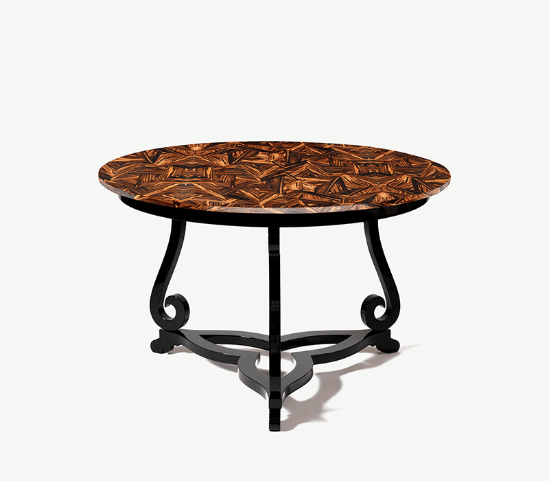 Flourish Patch Pedestal Table mobile image 1