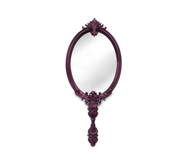 Marie Antoinette Amethyst Mirror mobile image 1