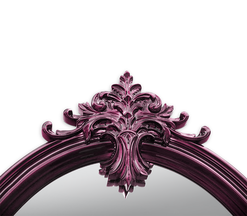Marie Antoinette Amethyst Mirror mobile image 2