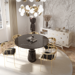 PIETRA ROUND NERO MARQUINA