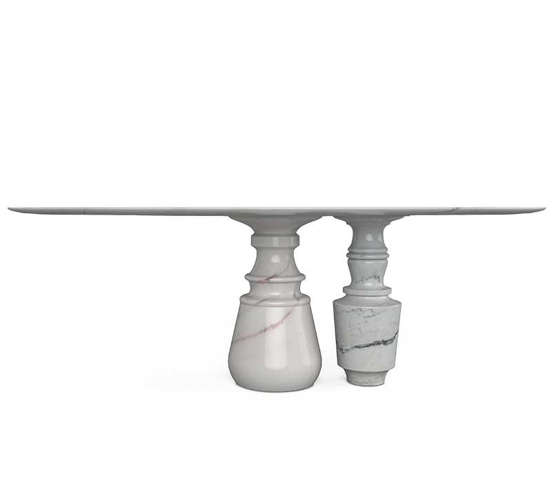 Pietra Oval Estremoz Dining Table mobile image 2