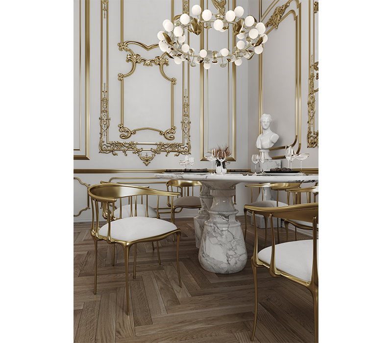 Pietra Oval Estremoz Dining Table mobile image 6