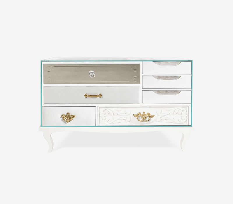 Soho White Nightstand mobile image 1