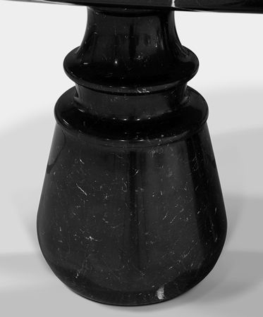 pietra oval xl nero marquina