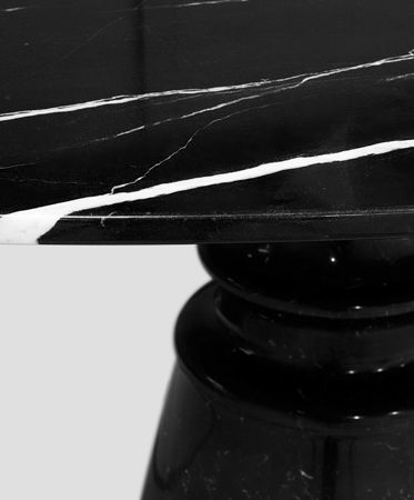 pietra oval xl nero marquina