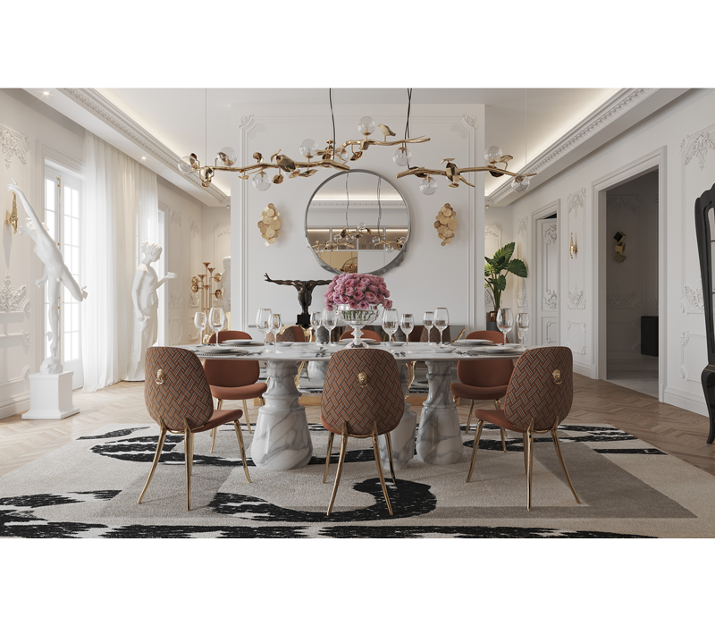 Pietra Oval XL Estremoz Dining Table mobile image 3