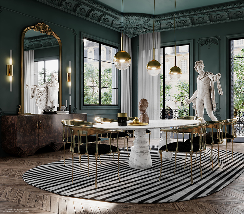 Pietra Oval XL Estremoz Dining Table mobile image 5