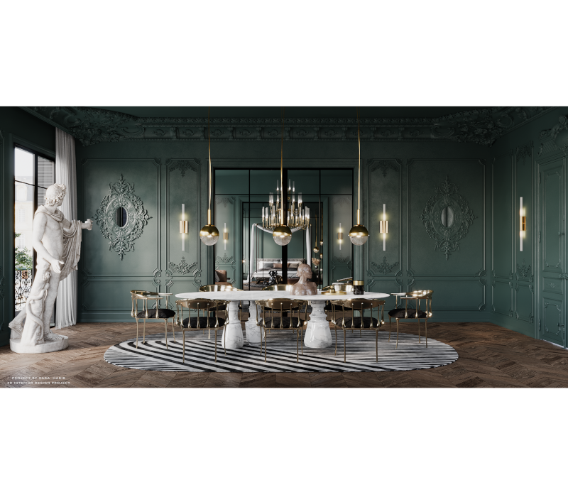 Pietra Oval XL Estremoz Dining Table mobile image 6