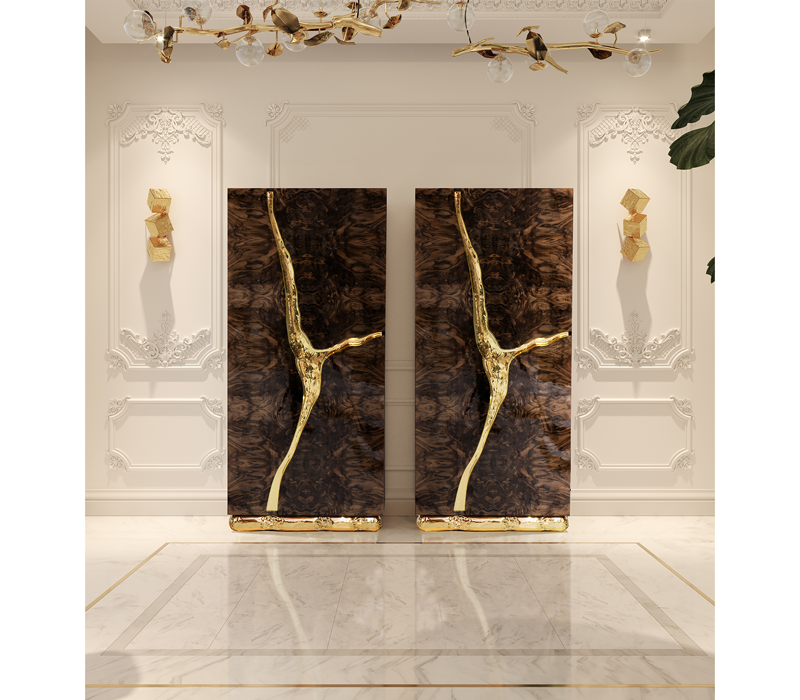 Lapiaz Walnut Root Cabinet mobile image 14