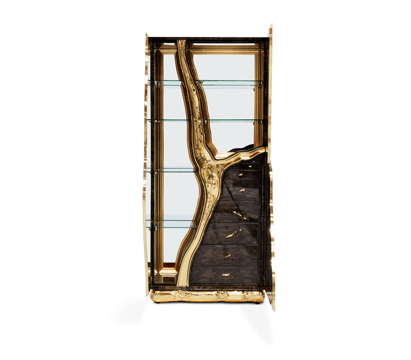 Lapiaz Walnut Root Cabinet mobile image 2
