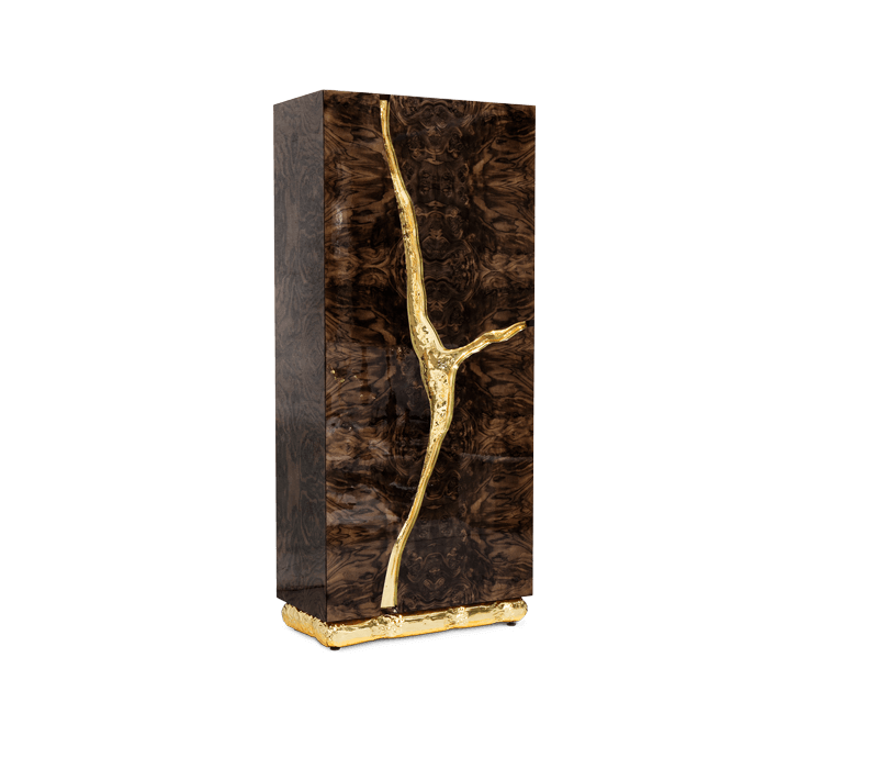 Lapiaz Walnut Root Cabinet mobile image 3
