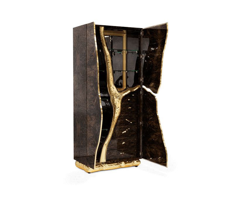 Lapiaz Walnut Root Cabinet mobile image 4