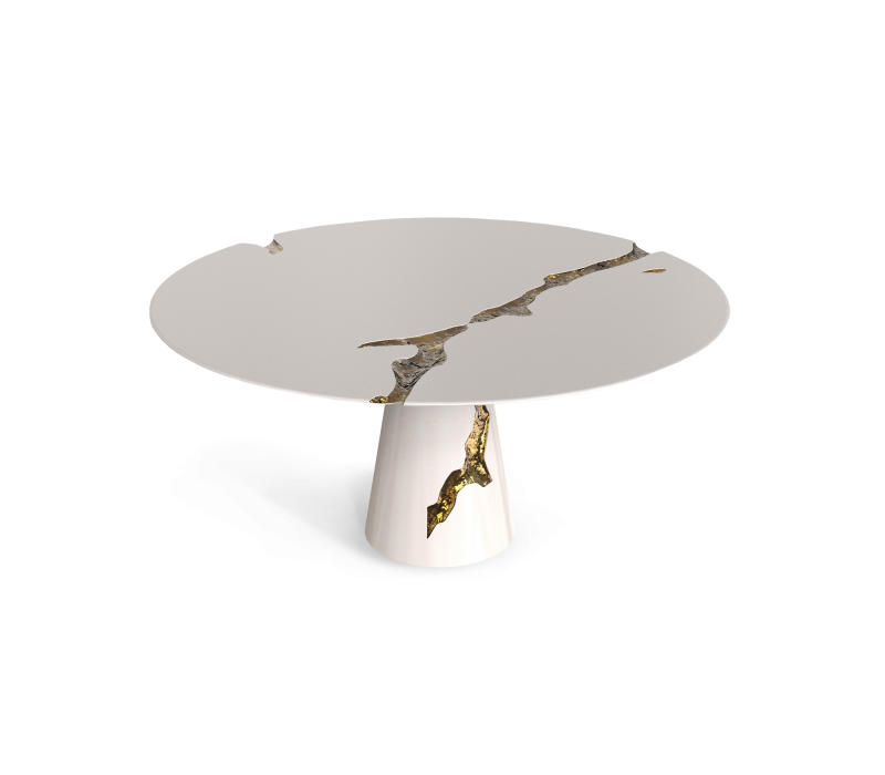 Lapiaz White Dining Table mobile image 2