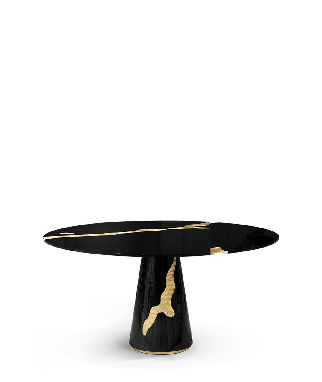 Contemporary LAPIAZ ROUND BLACK by Boca do Lobo