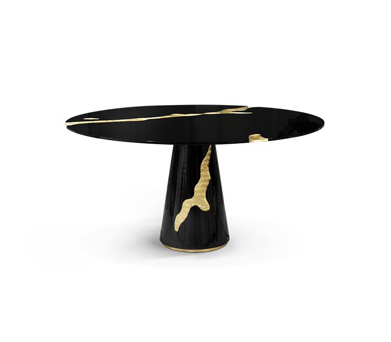 Lapiaz Black Dining Table mobile image 1
