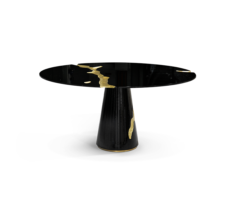 Lapiaz Black Dining Table mobile image 2