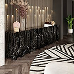 MONOCHROME FAUX-MARBLE