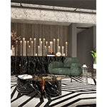 MONOCHROME FAUX-MARBLE