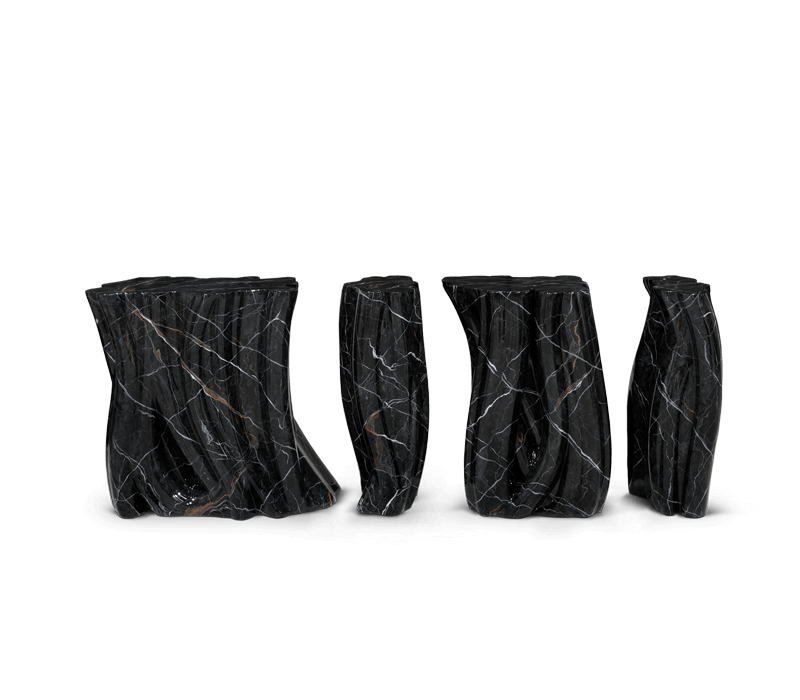 Monochrome Faux-marble Console mobile image 2