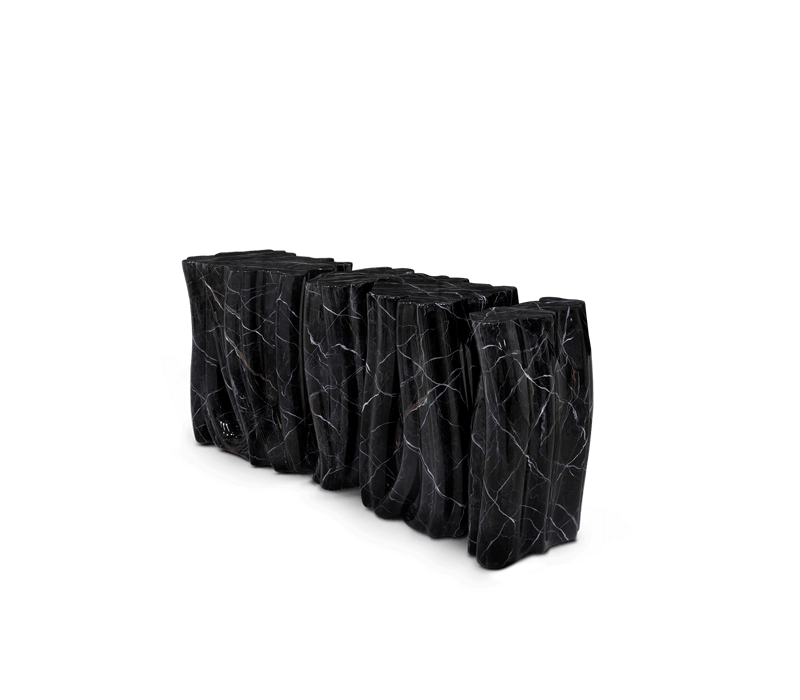 Monochrome Faux-marble Console mobile image 3