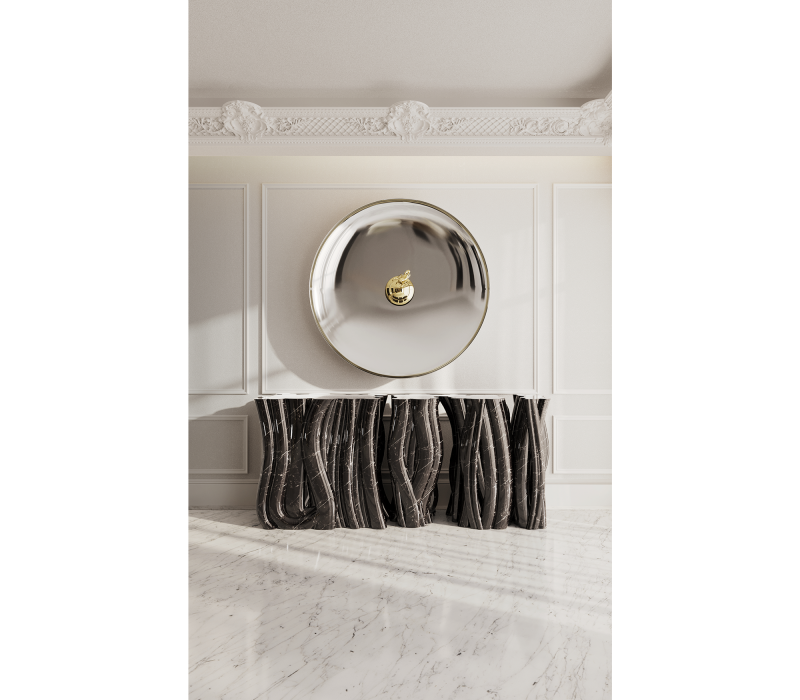 Monochrome Faux-marble Console mobile image 7