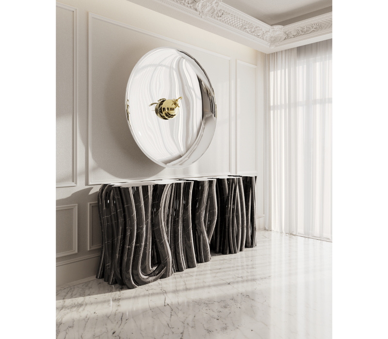 Monochrome Faux-marble Console mobile image 8