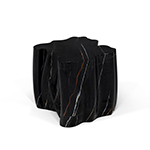 Monochrome Black Faux-Marble