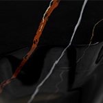 Monochrome Black Faux-Marble