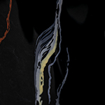 Monochrome Black Faux-Marble
