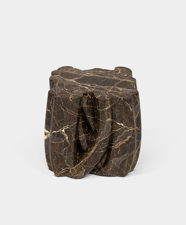 monochrome faux marble
