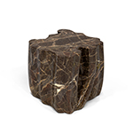 Monochrome Brown Faux-Marble