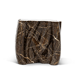 Monochrome Brown Faux-Marble