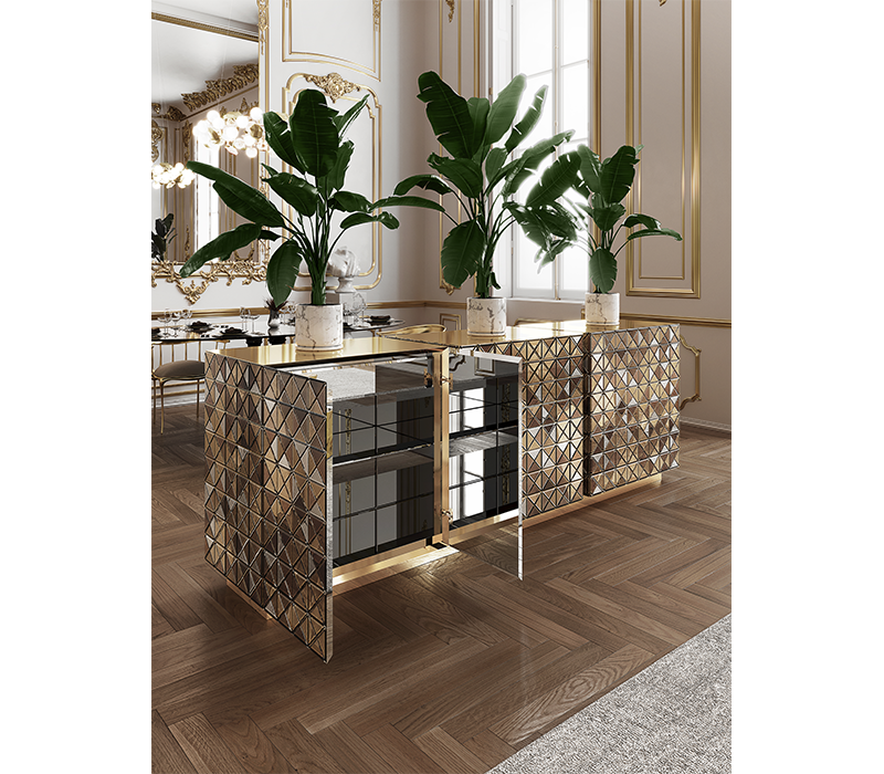Pixel Anodized Sideboard mobile image 12