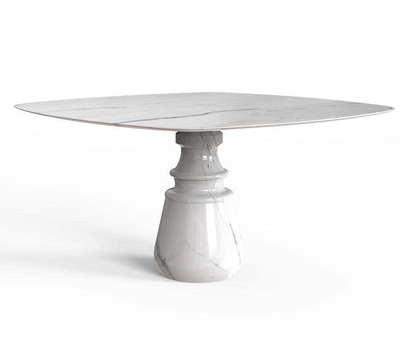 Pietra Square Estremoz Dining Table mobile image 1