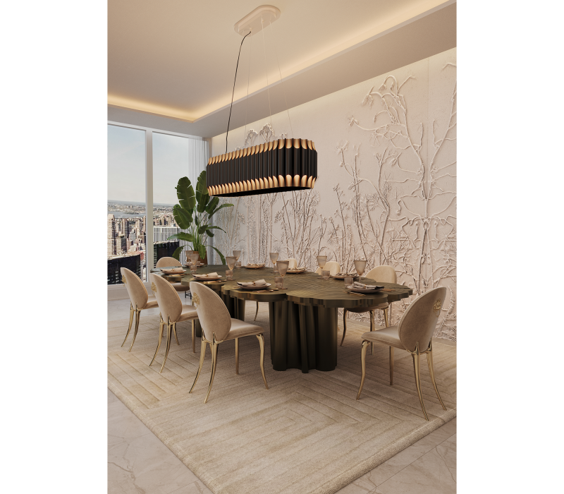 Fortuna Patina Dining Table mobile image 8