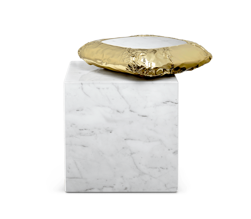 Stonehenge Carrara Side Table mobile image 3