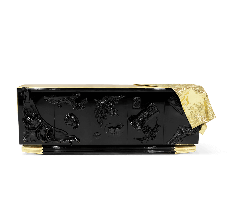 Voltaire Black Sideboard mobile image 1
