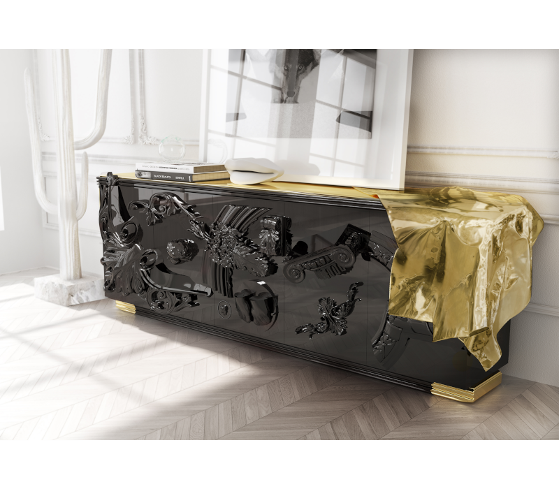 Voltaire Black Sideboard mobile image 8