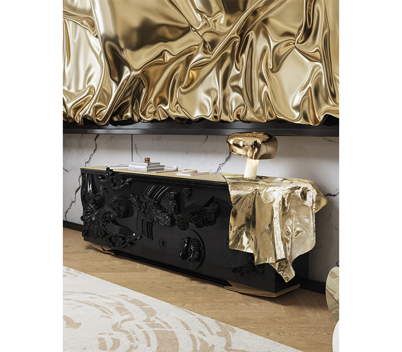 Voltaire Black Sideboard mobile image 9