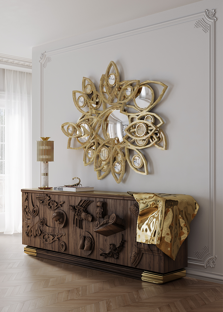 Contemporary voltaire walnut by Boca do Lobo