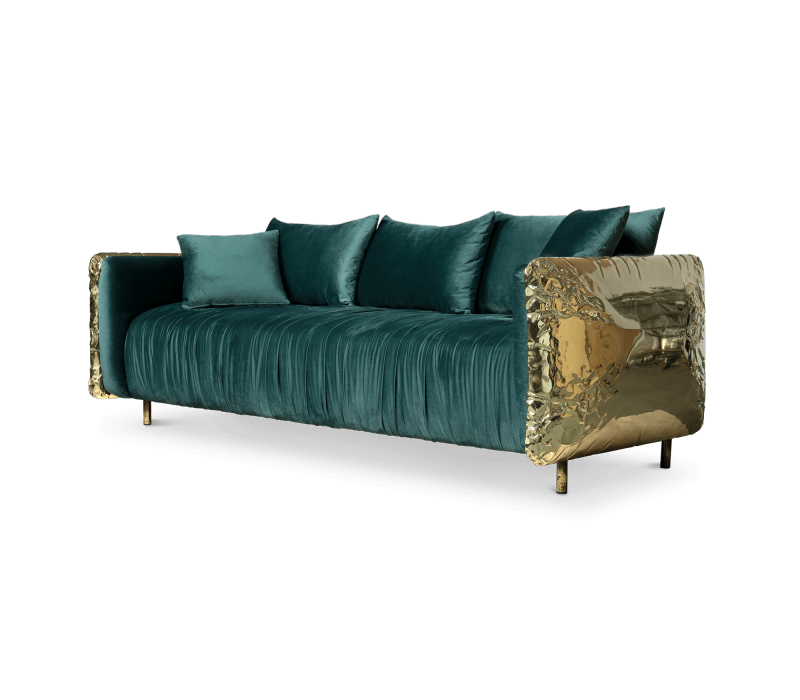 Imperfectio Green Modular Sofa mobile image 1