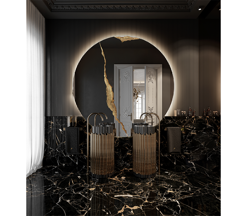 Lumiere Round II Mirror mobile image 3